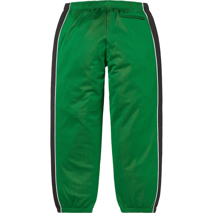 Details on World Famous Jacquard Track Pant Green from fall winter
                                                    2022 (Price is $138)