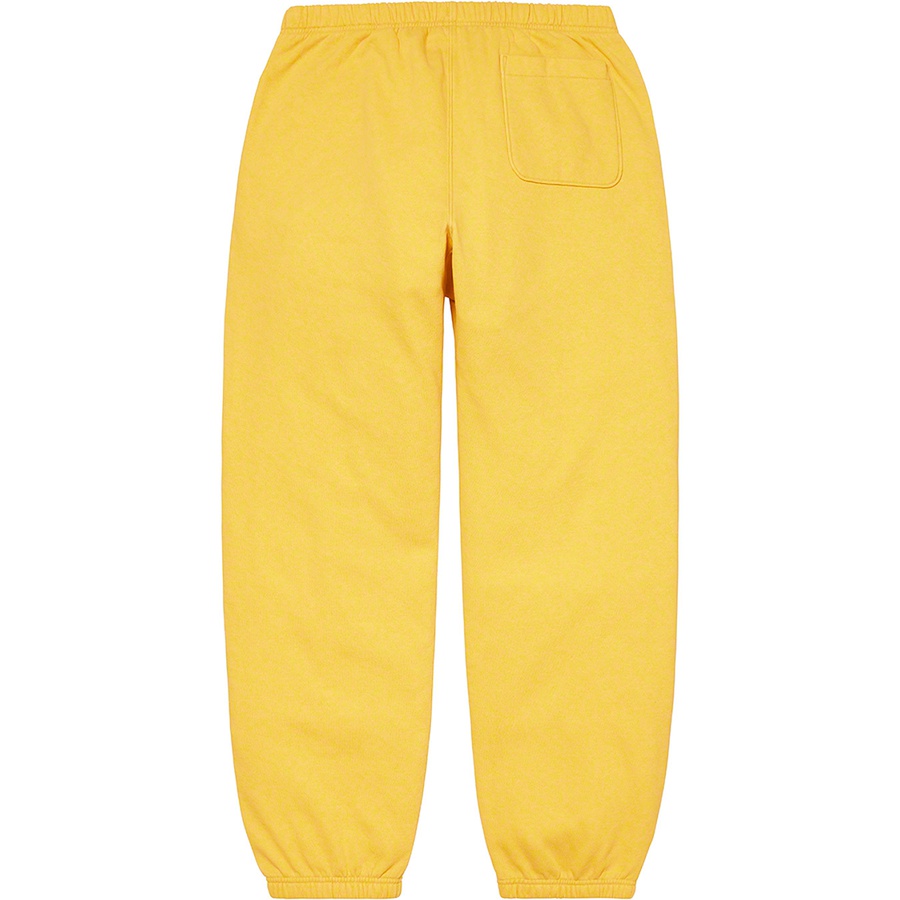 Details on Supreme The North Face Pigment Printed Sweatpant Yellow from fall winter
                                                    2022 (Price is $138)