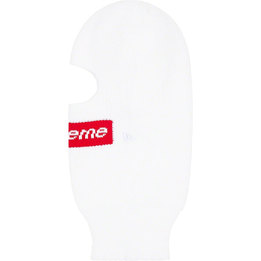 Details on New Era Box Logo Balaclava White from fall winter 2022 (Price is $58)