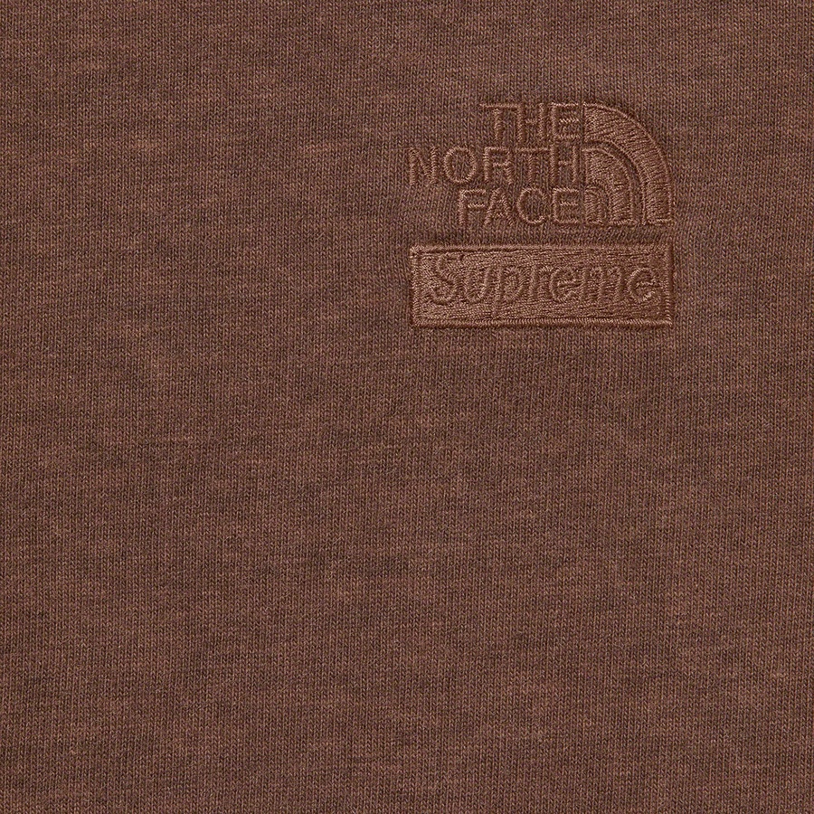 Supreme x TNF/Pigment Printed L/S Top 黒L Tシャツ/カットソー(七分/長袖) 【ふるさと割】