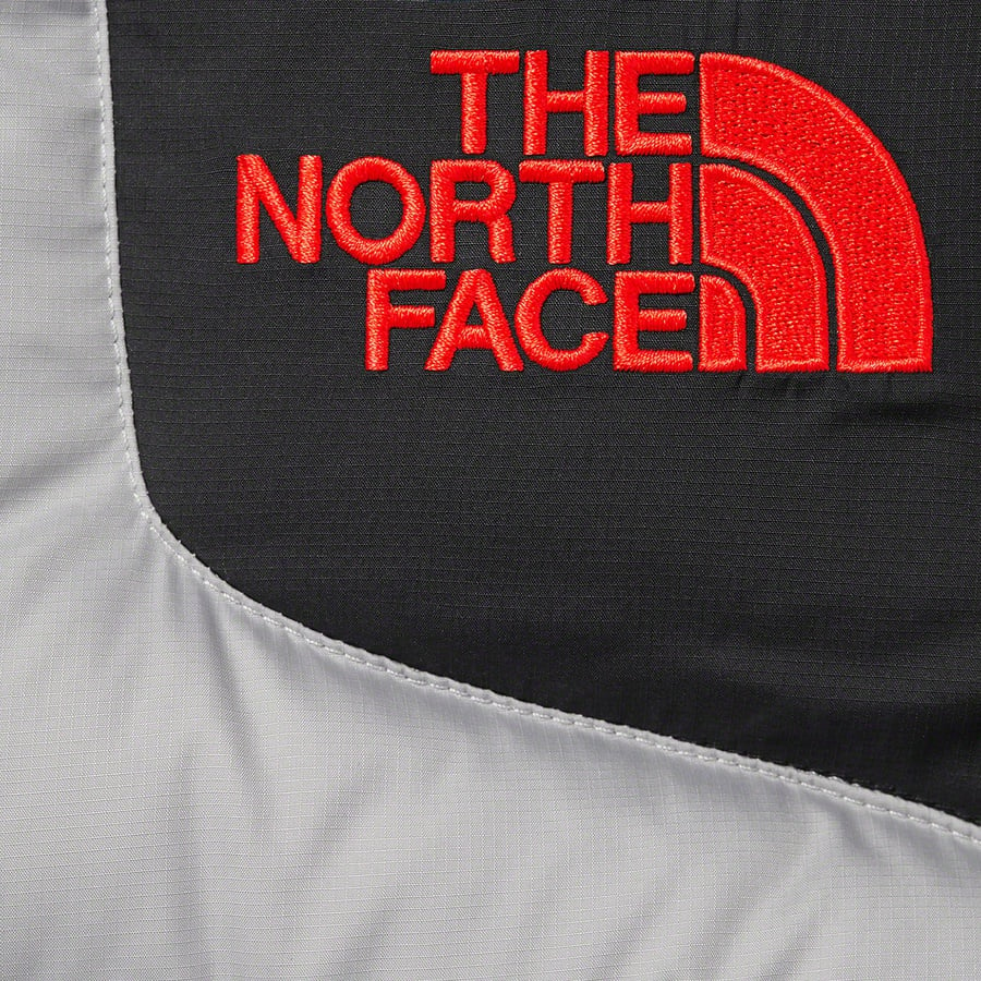 Details on Supreme The North Face 800-Fill Half Zip Hooded Pullover Grey from fall winter 2022 (Price is $398)