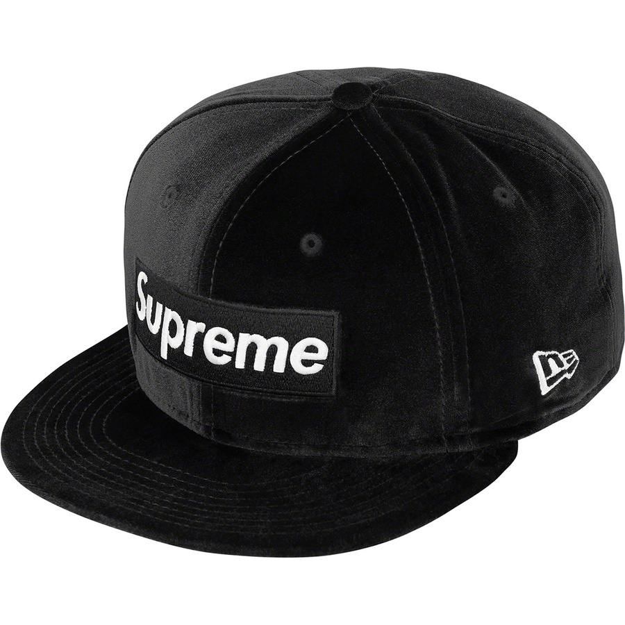 Details on Velour Box Logo New Era Black from fall winter
                                                    2022 (Price is $54)