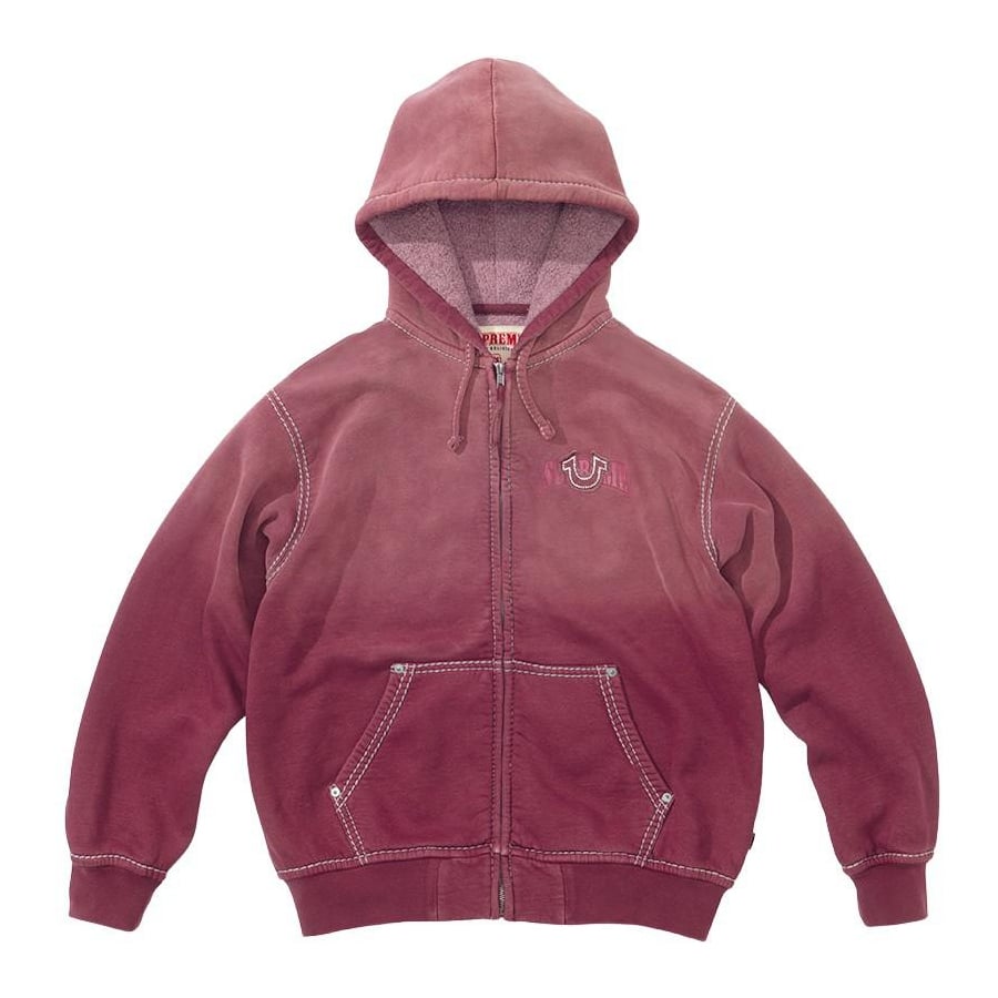 Details on Supreme True Religion Zip Up Hooded Sweatshirt  from fall winter
                                                    2022 (Price is $248)