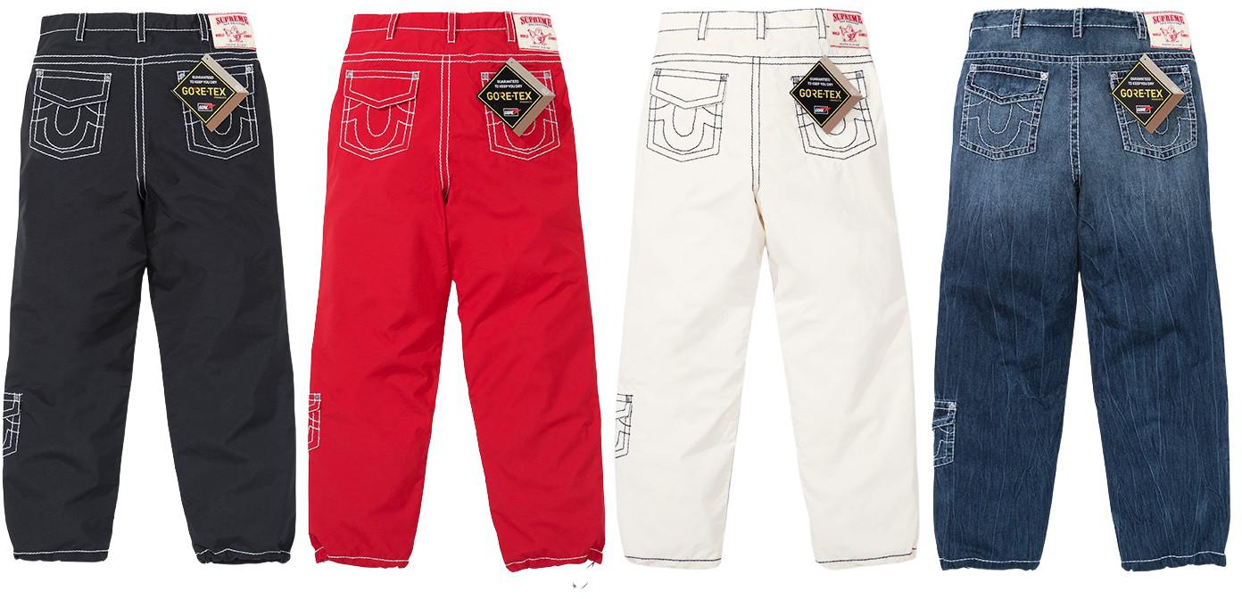 Supreme TrueReligion GORE-TEXPant Red-