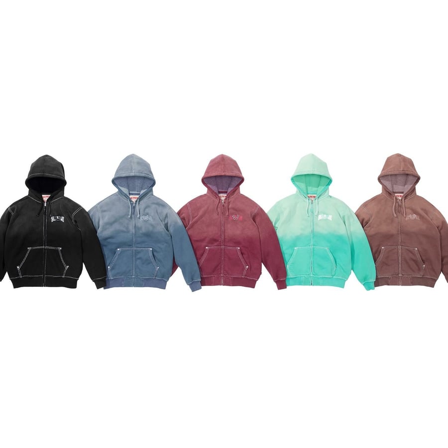 Supreme Supreme True Religion Zip Up Hooded Sweatshirt for fall winter 22 season