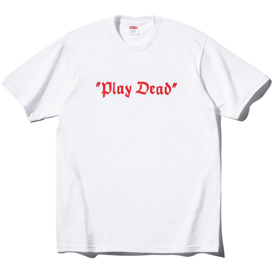 Details on "Play Dead" Tee  from fall winter
                                                    2022 (Price is $40)