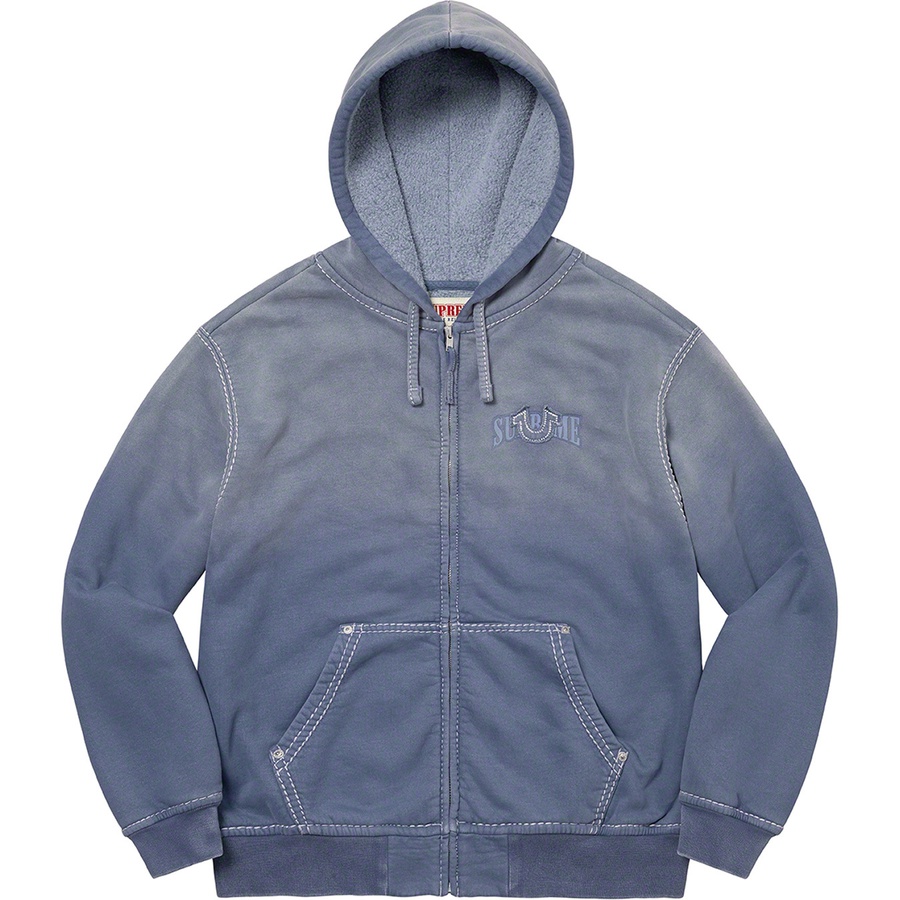Details on Supreme True Religion Zip Up Hooded Sweatshirt Indigo from fall winter
                                                    2022 (Price is $248)
