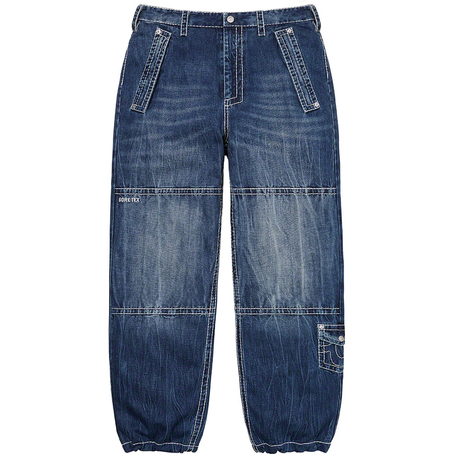 Details on Supreme True Religion GORE-TEX Pant Denim from fall winter
                                                    2022 (Price is $298)