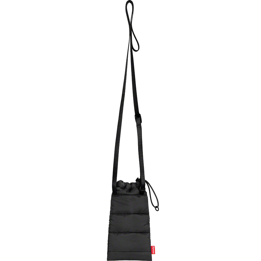 Supreme Puffer Neck Pouch (FW22) - Black - $30