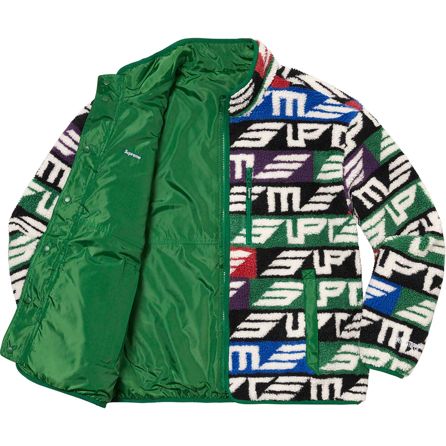Details on Geo Reversible WINDSTOPPER Fleece Jacket Multicolor from fall winter 2022 (Price is $238)