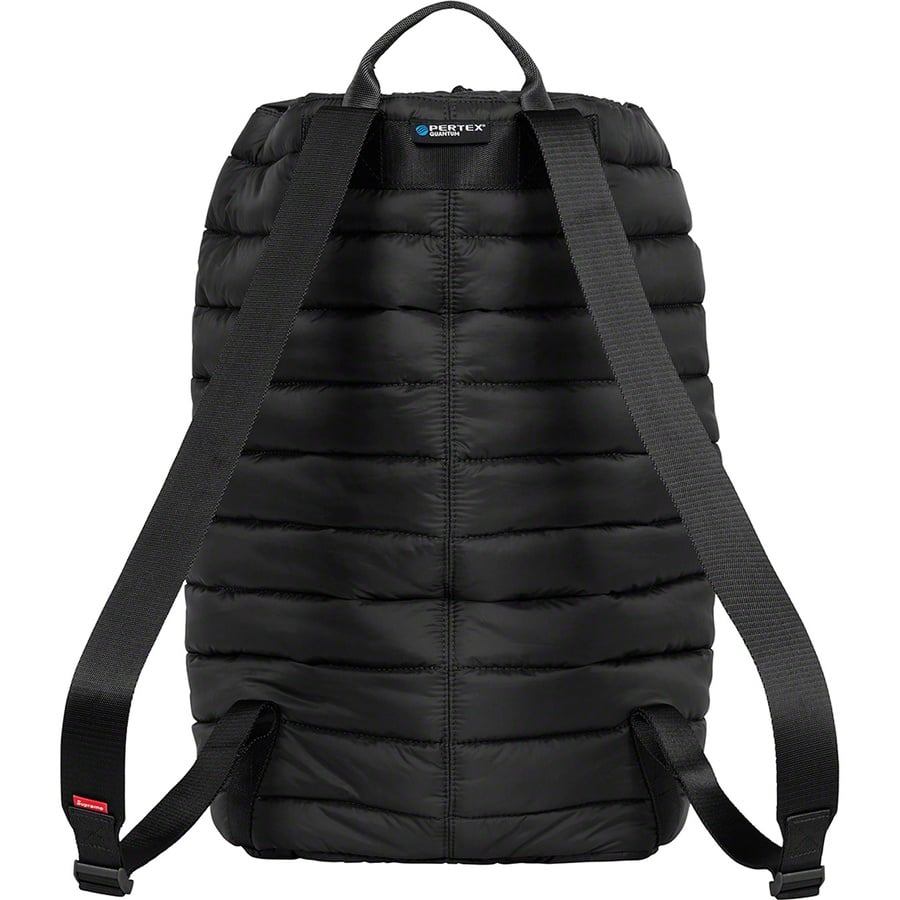 Details on Puffer Backpack Black from fall winter
                                                    2022 (Price is $128)