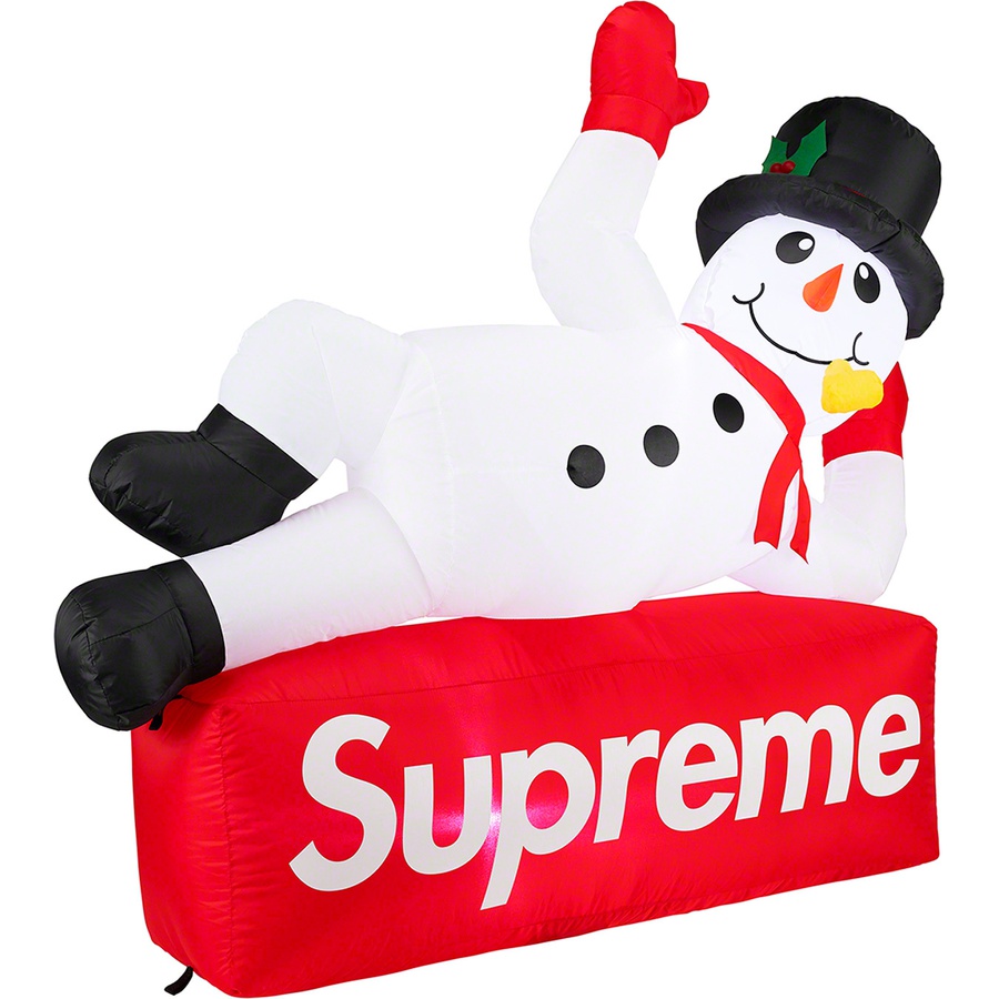 Details on Large Inflatable Snowman White from fall winter
                                                    2022 (Price is $98)