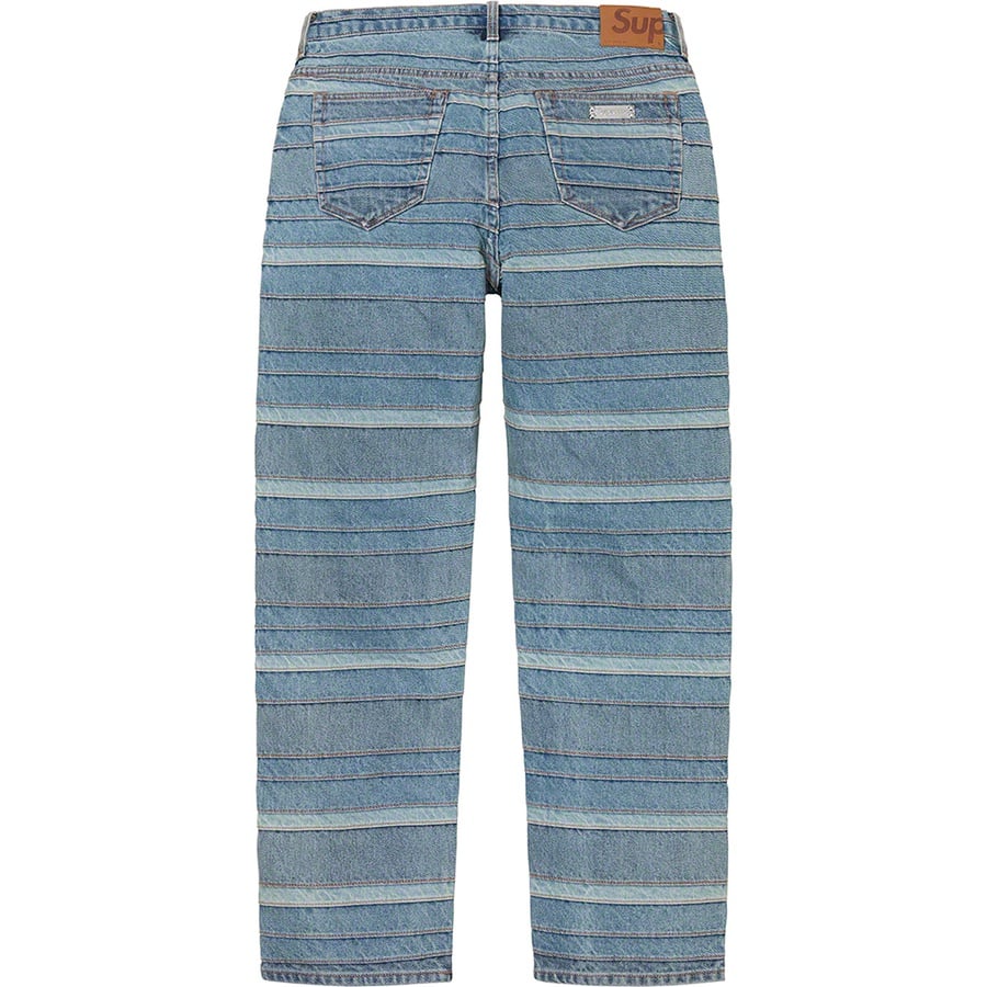 Details on Layered Jean Washed Blue from fall winter
                                                    2022 (Price is $228)