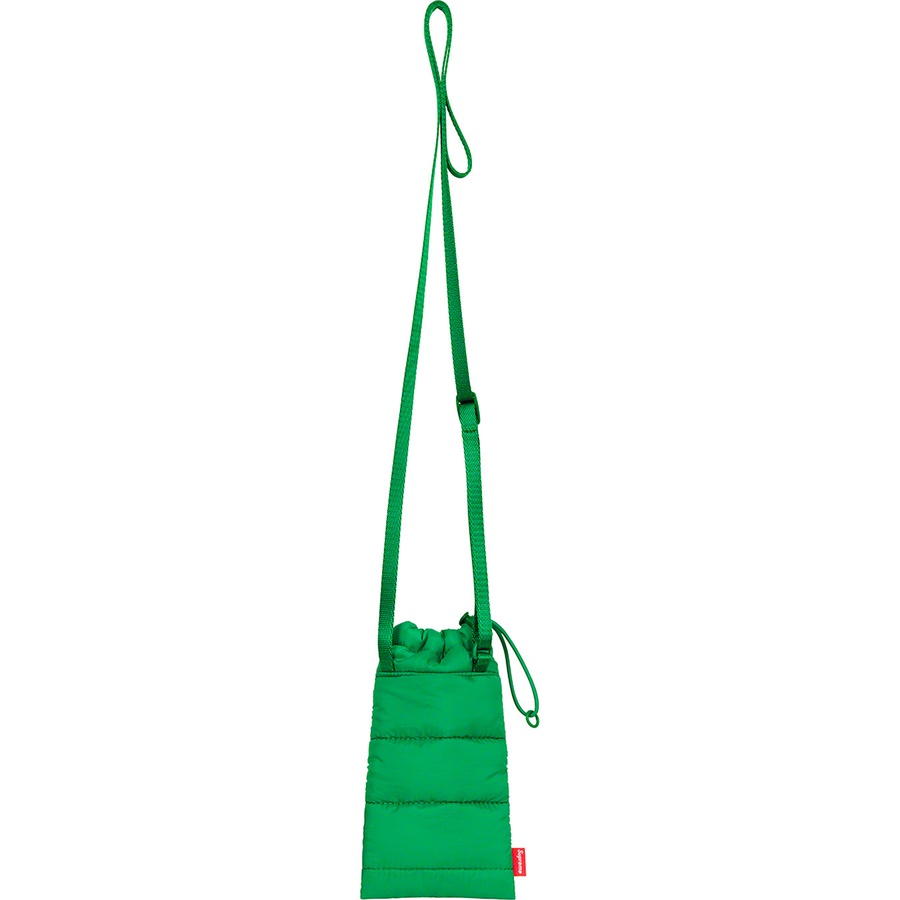 Details on Puffer Neck Pouch Green from fall winter
                                                    2022 (Price is $30)