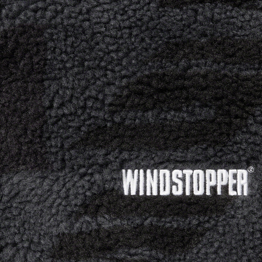 Details on Geo Reversible WINDSTOPPER Fleece Jacket Black from fall winter
                                                    2022 (Price is $238)