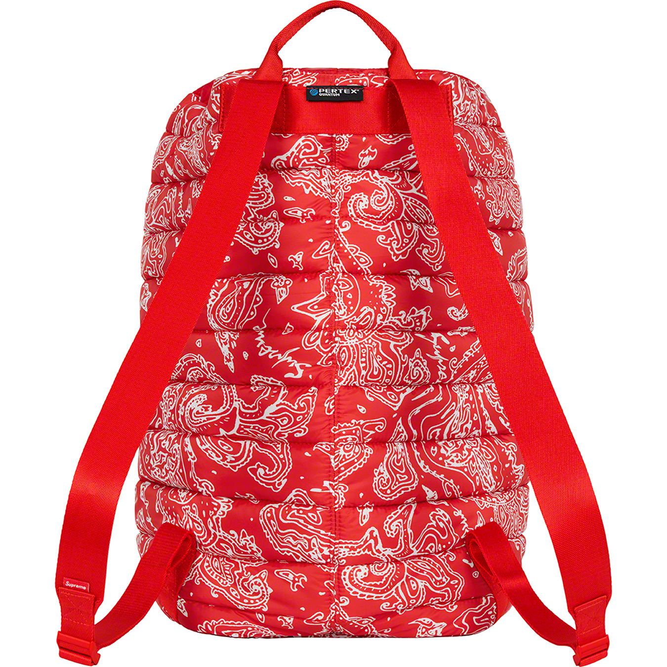 supreme red backpack