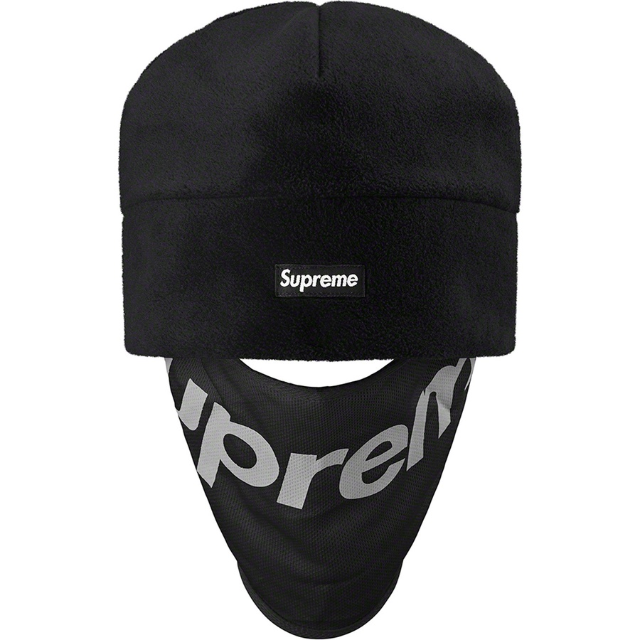 Details on Polartec Facemask Beanie Black from fall winter 2022 (Price is $44)