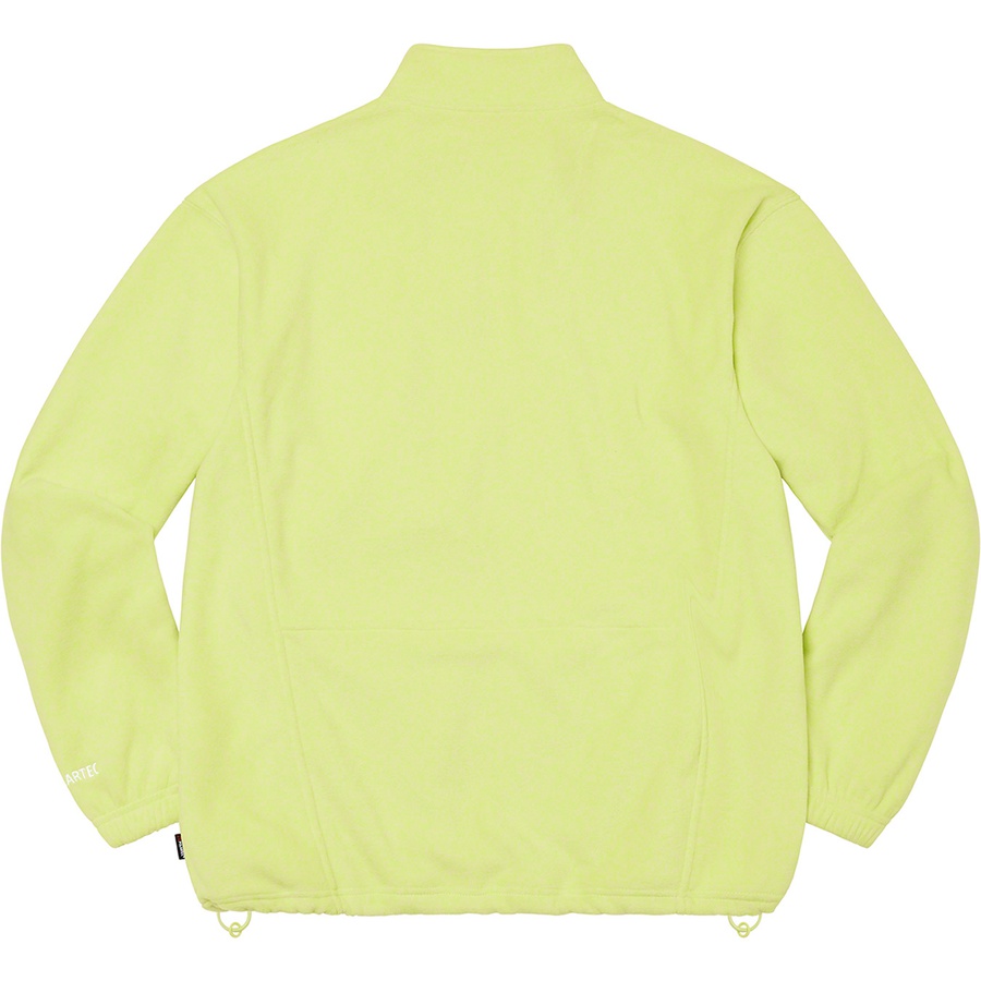 Details on Polartec Zip Jacket Lime from fall winter
                                                    2022 (Price is $148)