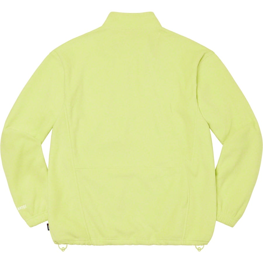 Details on Polartec Zip Jacket Lime from fall winter
                                                    2022 (Price is $148)