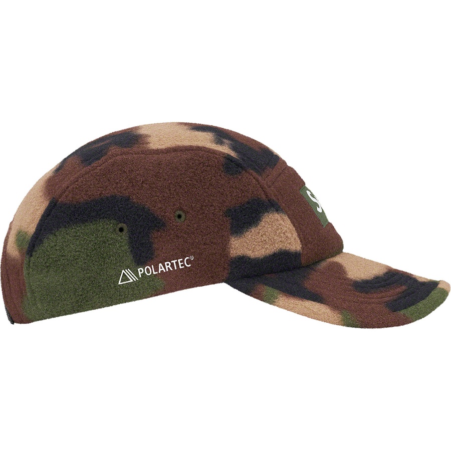 Details on Polartec Camp Cap Woodland Camo from fall winter 2022 (Price is $48)
