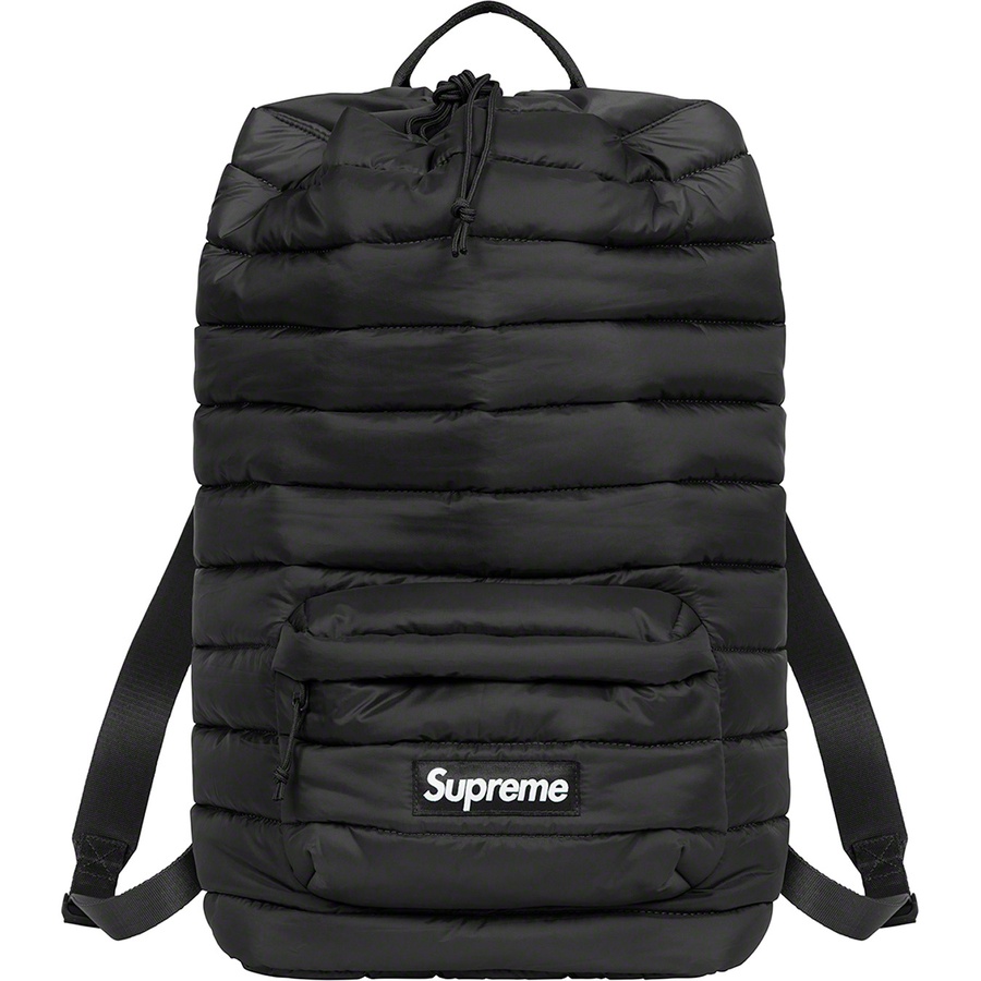 Details on Puffer Backpack Black from fall winter 2022 (Price is $128)