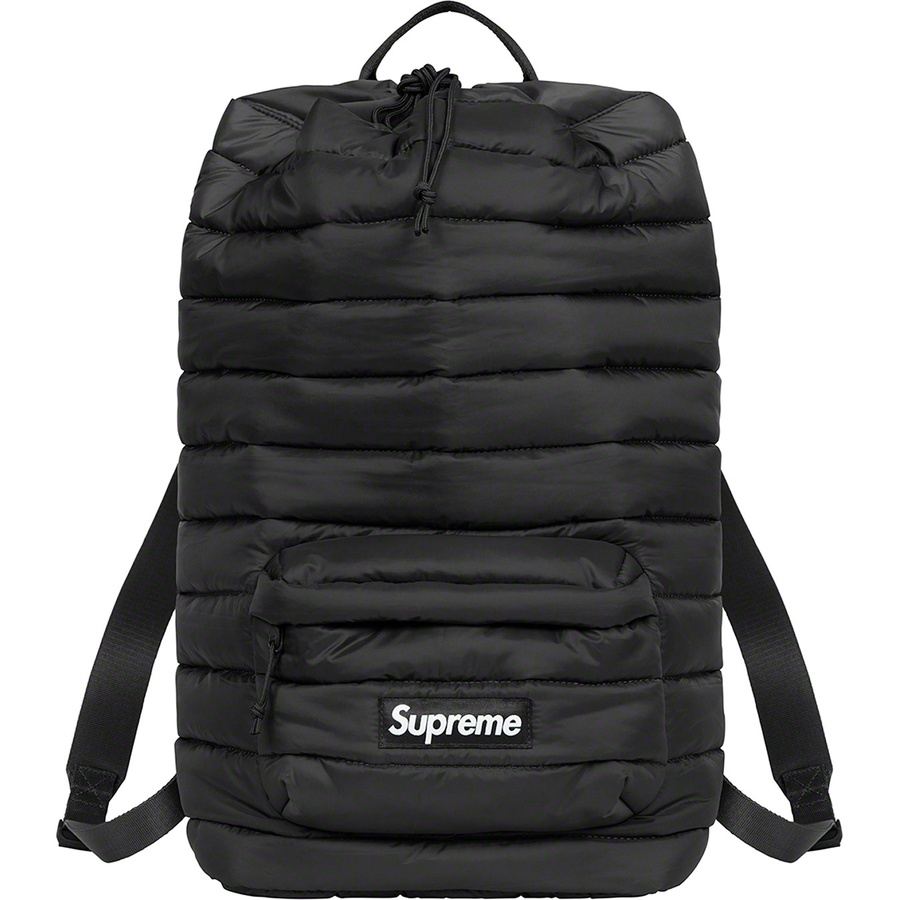 Details on Puffer Backpack Black from fall winter
                                                    2022 (Price is $128)