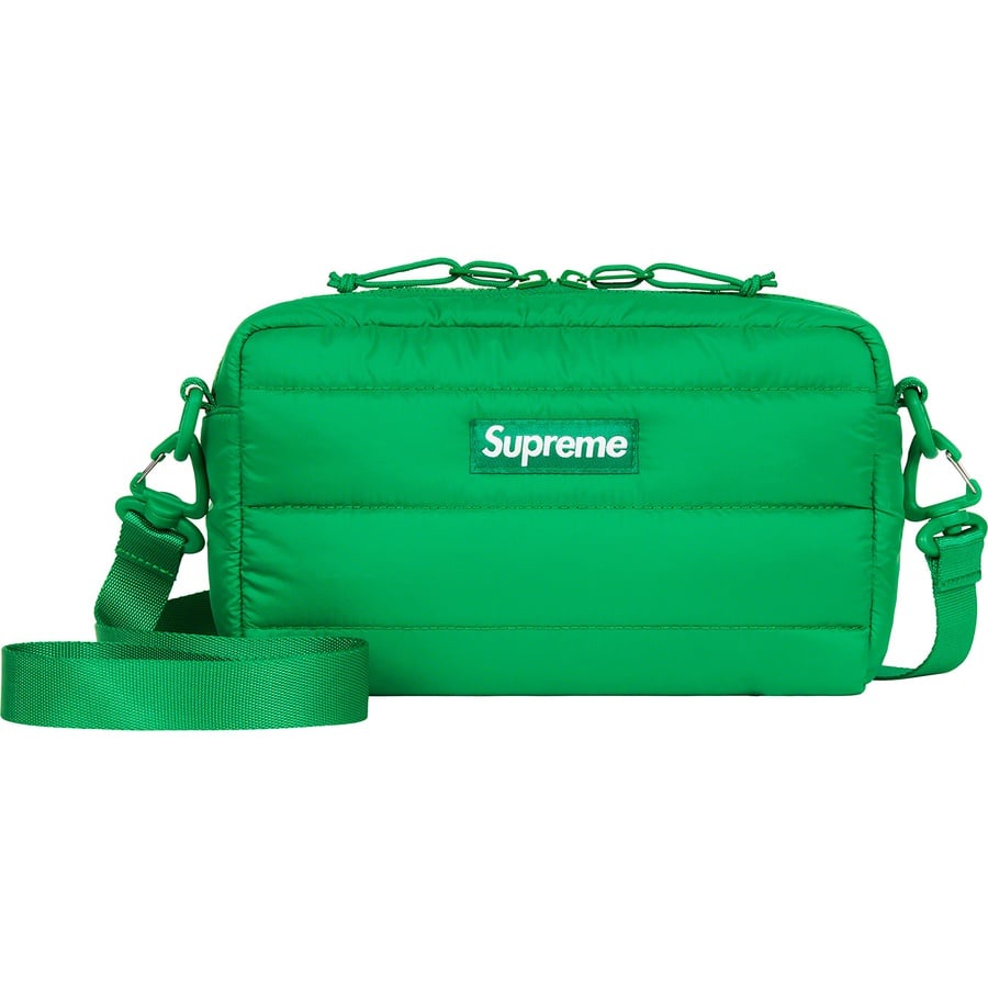 Details on Puffer Side Bag Green from fall winter
                                                    2022 (Price is $58)