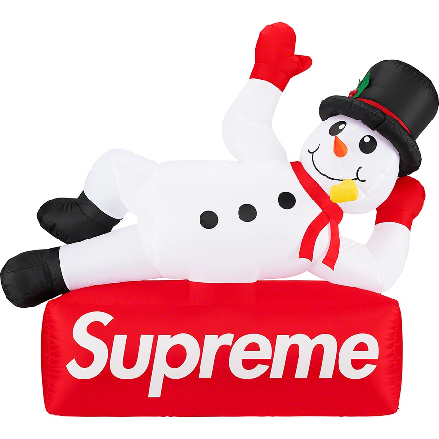 Details on Large Inflatable Snowman White from fall winter
                                                    2022 (Price is $98)