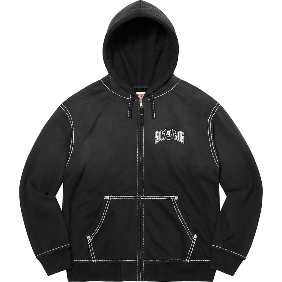 Details on Supreme True Religion Zip Up Hooded Sweatshirt Black from fall winter
                                                    2022 (Price is $248)