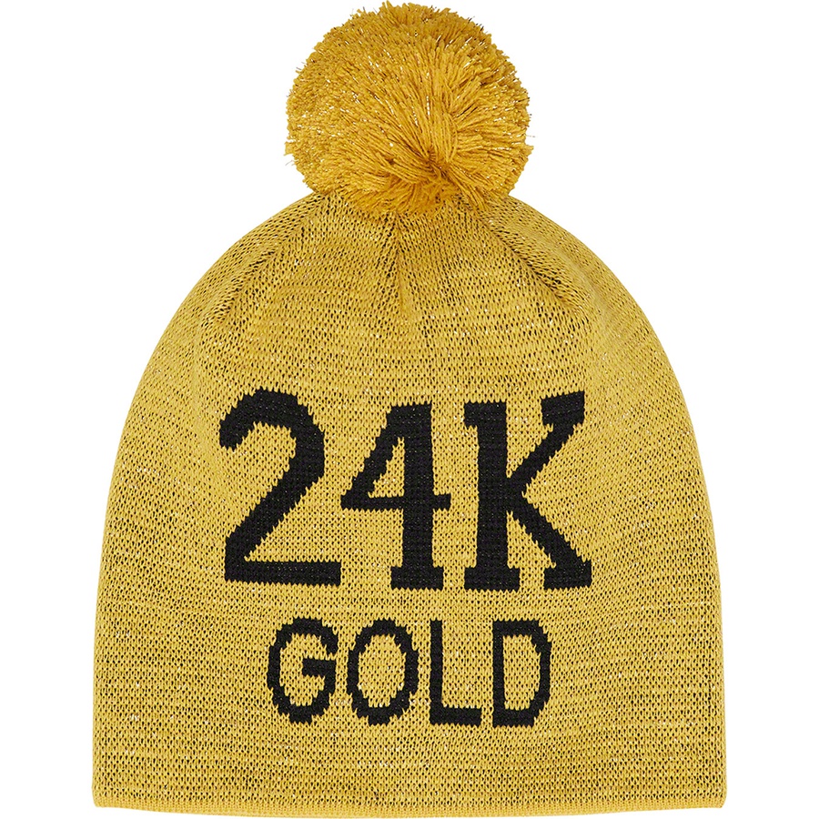 Details on 24k Gold Cuffless Beanie Gold from fall winter
                                                    2022 (Price is $38)