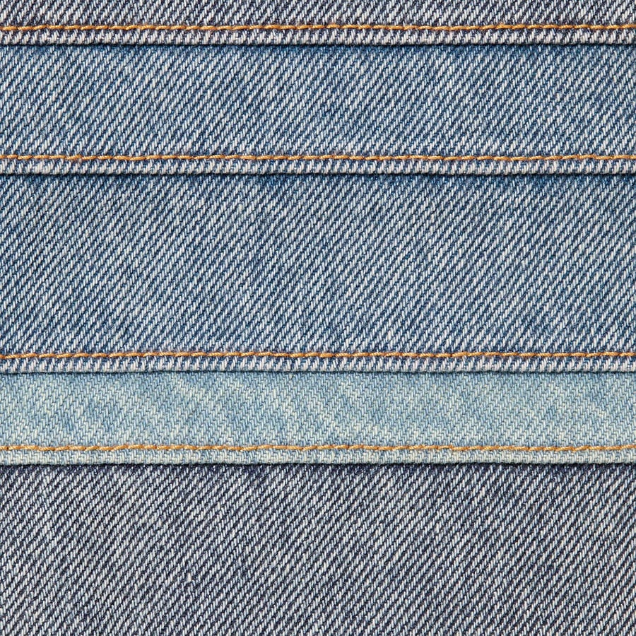 Details on Layered Jean Washed Blue from fall winter
                                                    2022 (Price is $228)