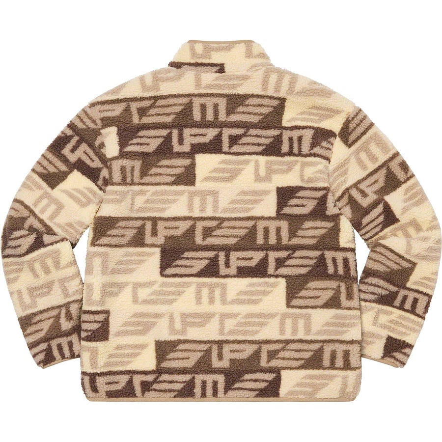 Details on Geo Reversible WINDSTOPPER Fleece Jacket Tan from fall winter 2022 (Price is $238)