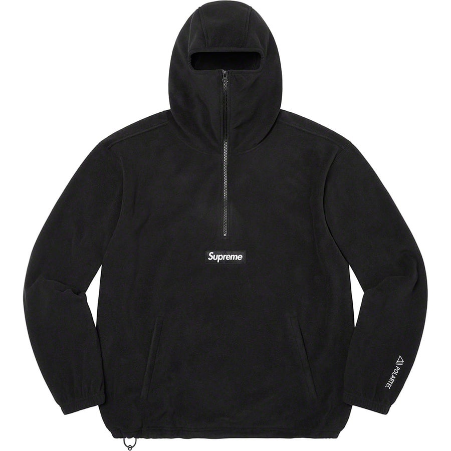 Supreme Polartec Facemask Half Zip Pullover (FW22) - Black - $148