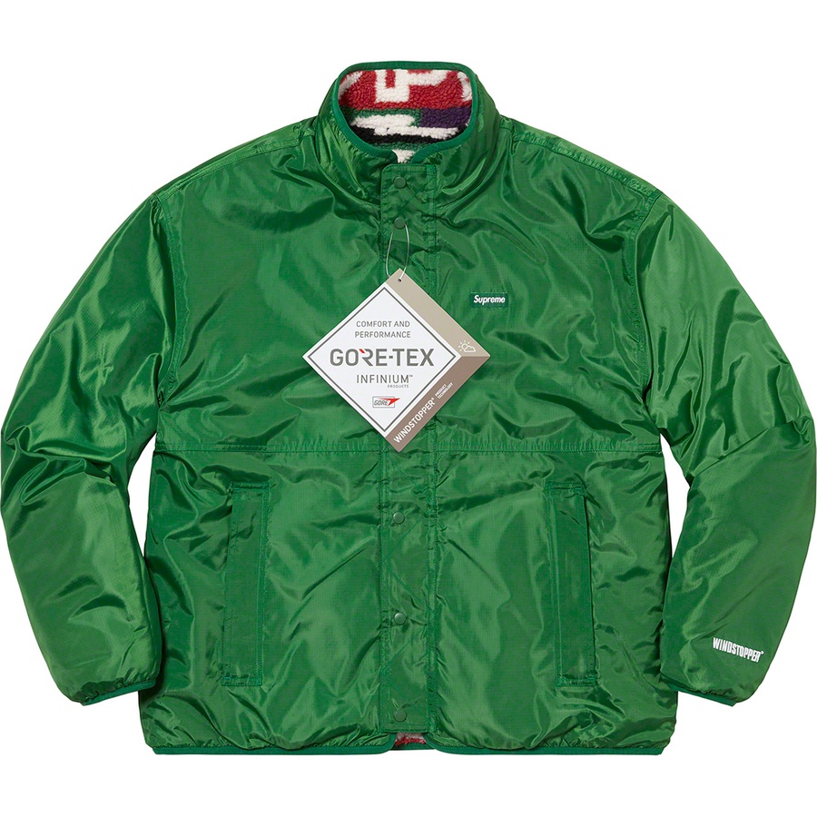 Details on Geo Reversible WINDSTOPPER Fleece Jacket Multicolor from fall winter 2022 (Price is $238)