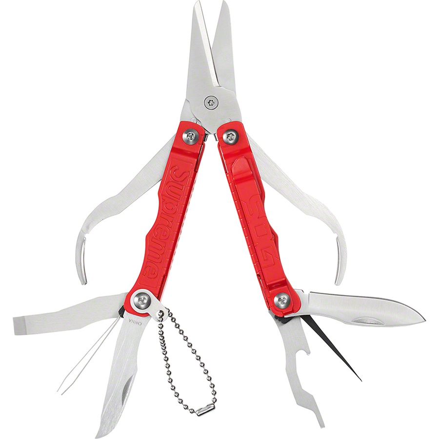 Details on Supreme SOG Snippet Multi Tool Red from fall winter
                                                    2022 (Price is $48)