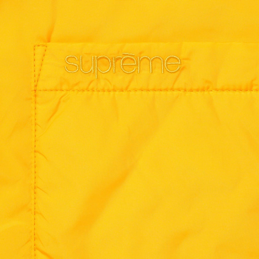 Details on Nylon Filled Shirt Yellow from fall winter
                                                    2022 (Price is $148)