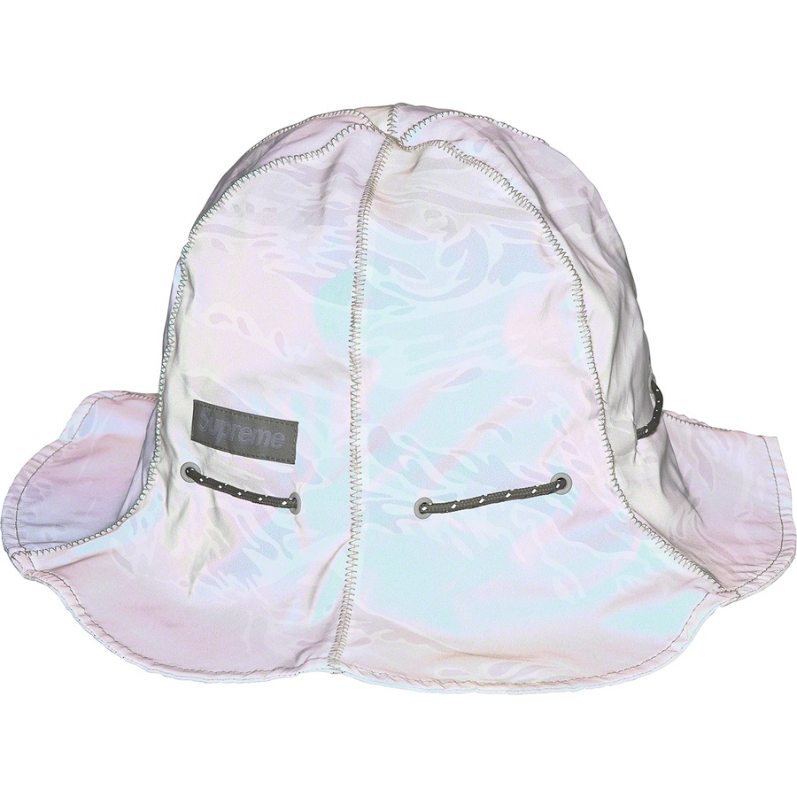 Details on Tiger Camo Reflective Tulip Hat White from fall winter
                                                    2022 (Price is $68)