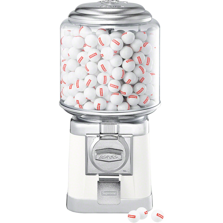 Details on Supreme Beaver Gumball Machine White from fall winter
                                                    2022 (Price is $298)