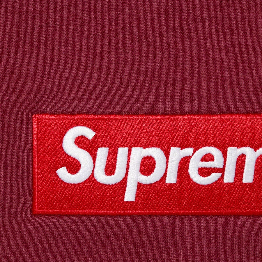 Details on Box Logo Crewneck Cardinal from fall winter
                                                    2022 (Price is $158)