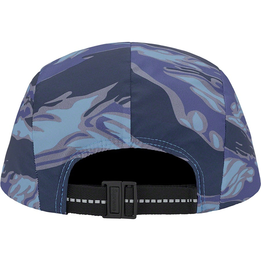 Details on Tiger Camo Reflective Camp Cap Blue from fall winter
                                                    2022 (Price is $58)