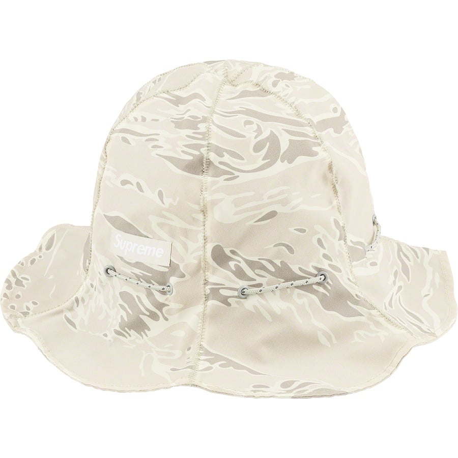 Details on Tiger Camo Reflective Tulip Hat White from fall winter
                                                    2022 (Price is $68)