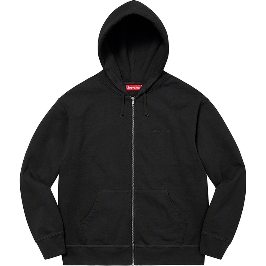 Details on Lakshmi Zip Up Hooded Sweatshirt Black from fall winter
                                                    2022 (Price is $188)