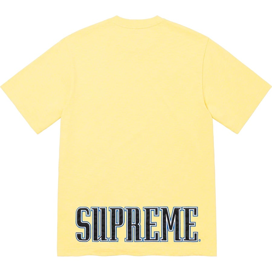 Details on Contrast Appliqué S S Top Pale Yellow from fall winter
                                                    2022 (Price is $78)