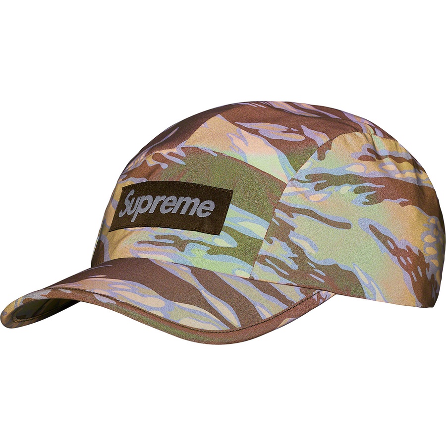 Details on Tiger Camo Reflective Camp Cap Brown from fall winter
                                                    2022 (Price is $58)