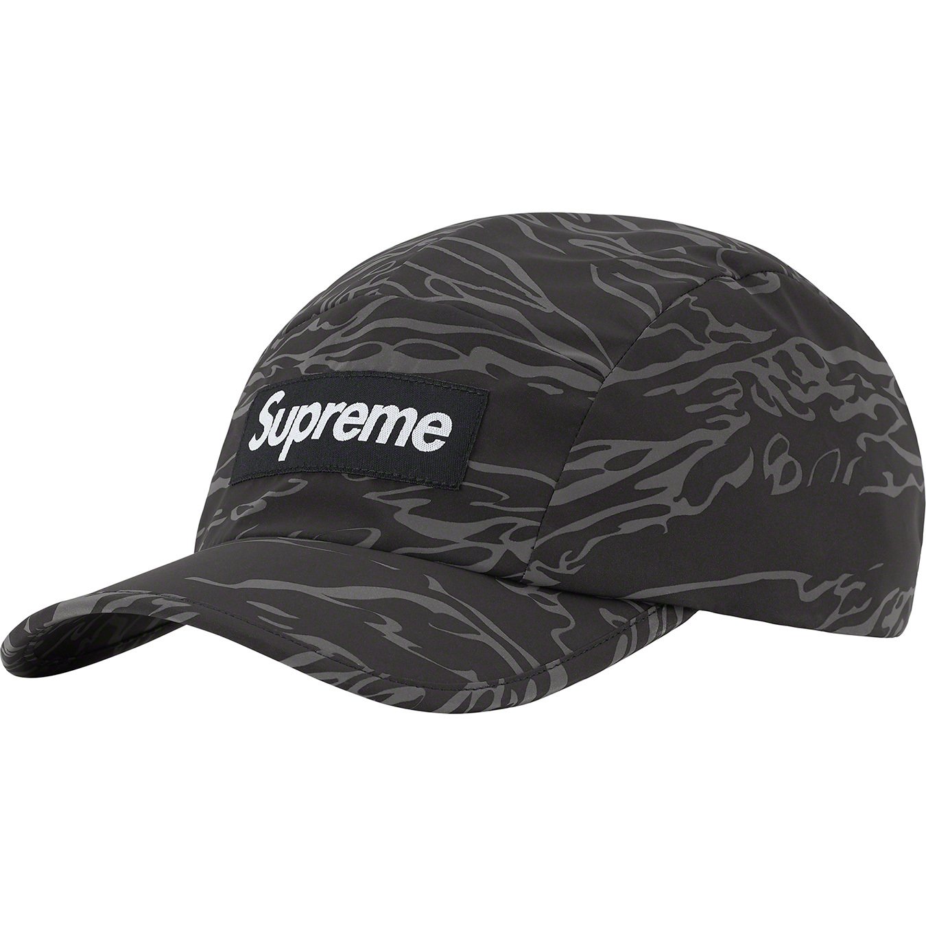 Supreme Camo Camp Cap Black