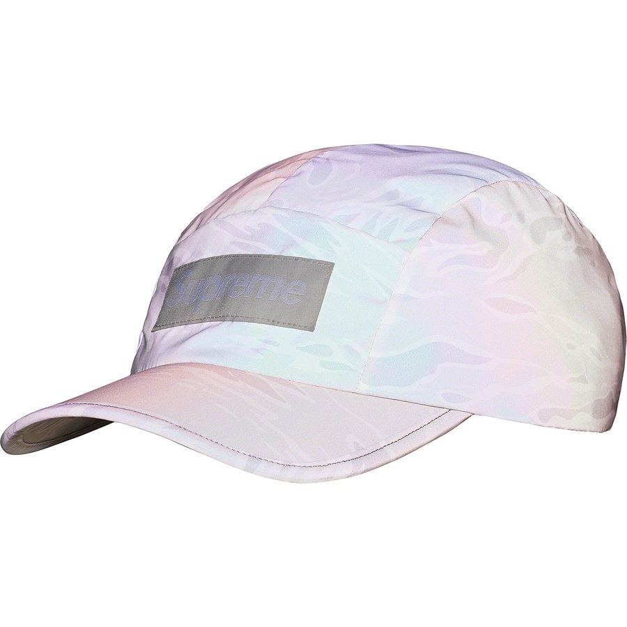 Details on Tiger Camo Reflective Camp Cap White from fall winter 2022 (Price is $58)