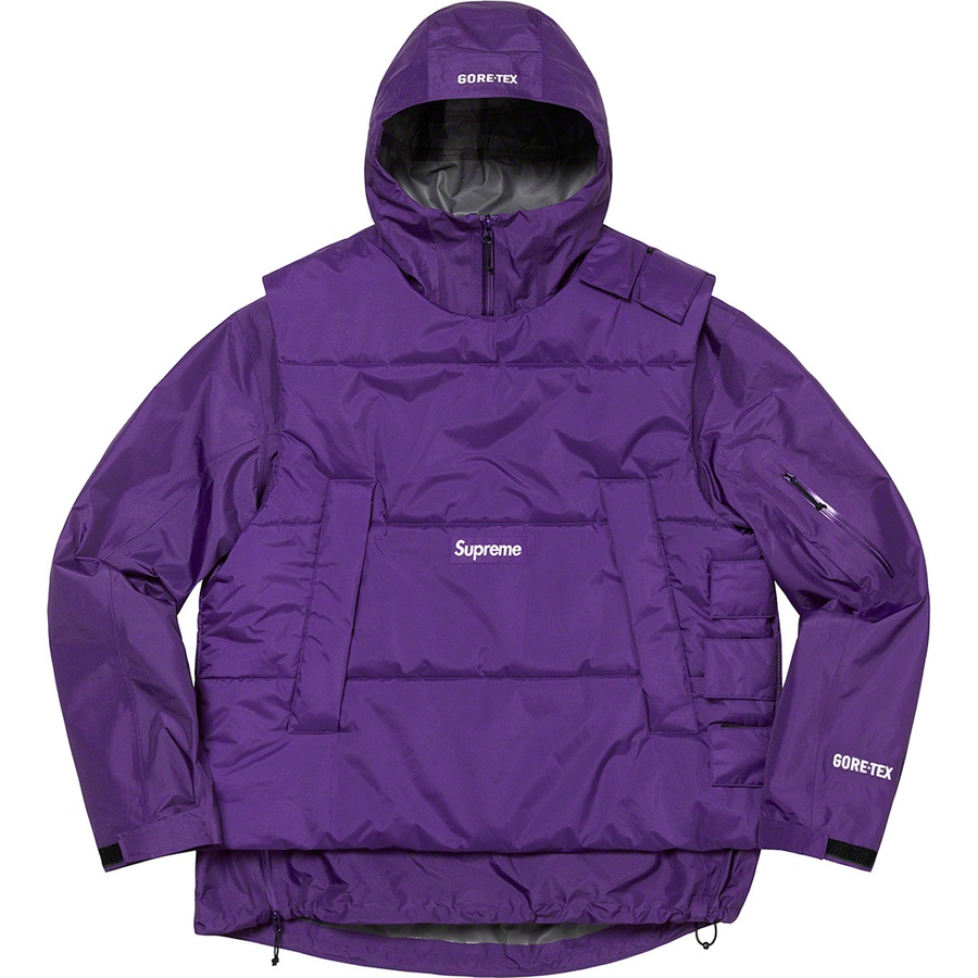 Details on 2-in-1 GORE-TEX Shell + WINDSTOPPER Vest Purple from fall winter
                                                    2022 (Price is $498)