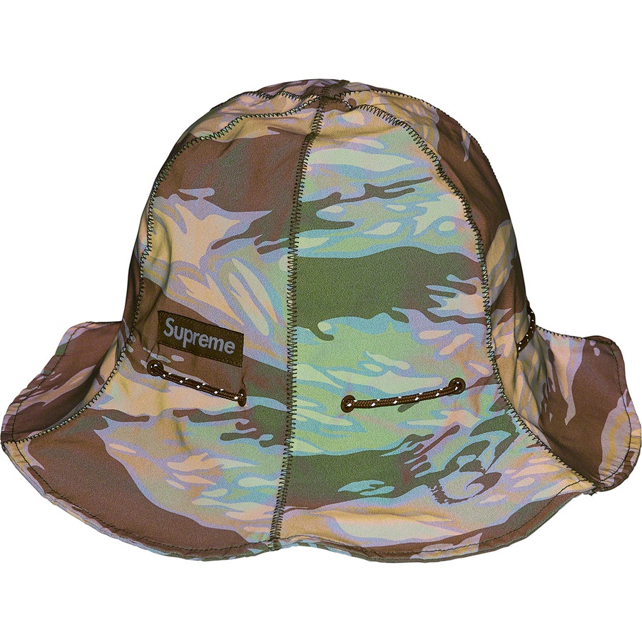 Details on Tiger Camo Reflective Tulip Hat Brown from fall winter
                                                    2022 (Price is $68)
