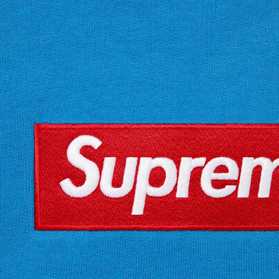 Details on Box Logo Crewneck Blue from fall winter
                                                    2022 (Price is $158)