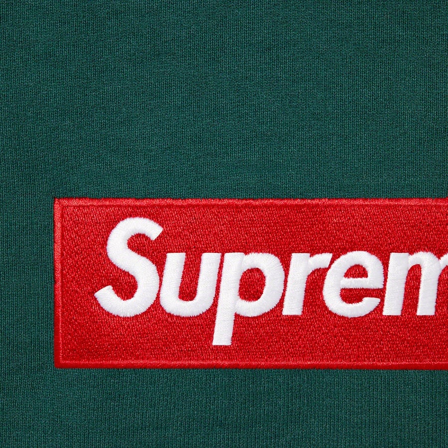 Details on Box Logo Crewneck Dark Pine from fall winter
                                                    2022 (Price is $158)